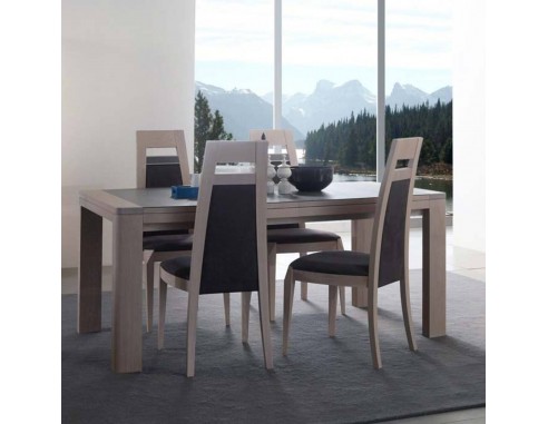 Table de repas extensible 4 pieds -...