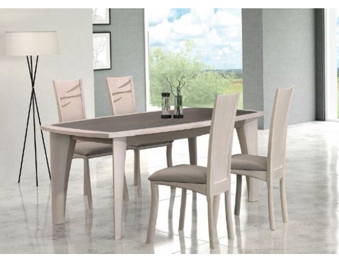 Table de repas 4 pieds extensible -...